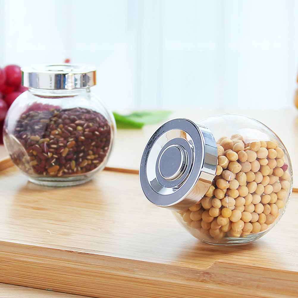 8 قطع من أوعية التخزين الزجاجي - مراجعة Coffee Tea Jars وسعره