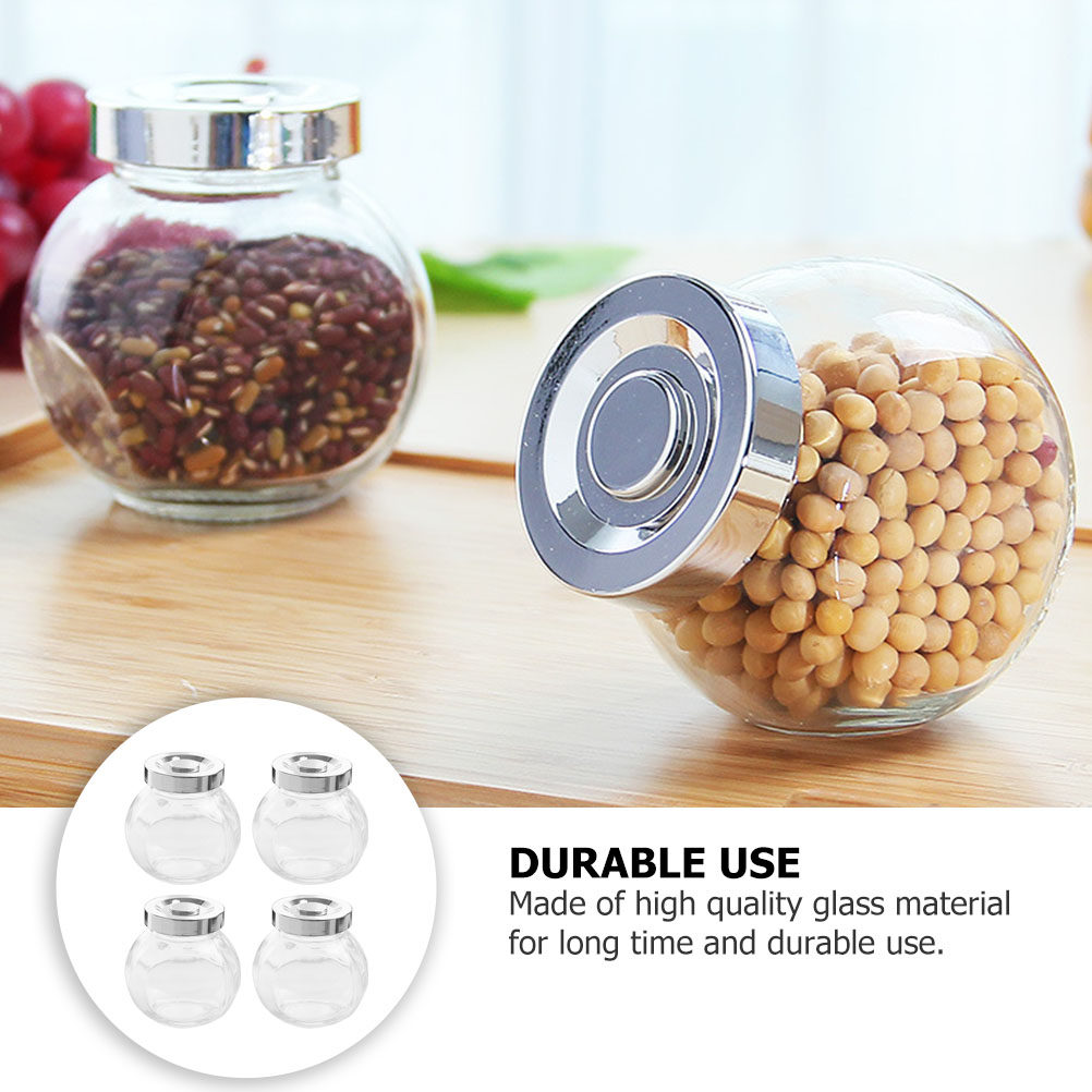 8 قطع من أوعية التخزين الزجاجي - مراجعة Coffee Tea Jars وسعره