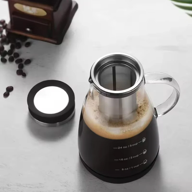 وعاء زجاجي لتحضير الإسبريسو وا - مراجعة Coffee Tea Pots وسعره