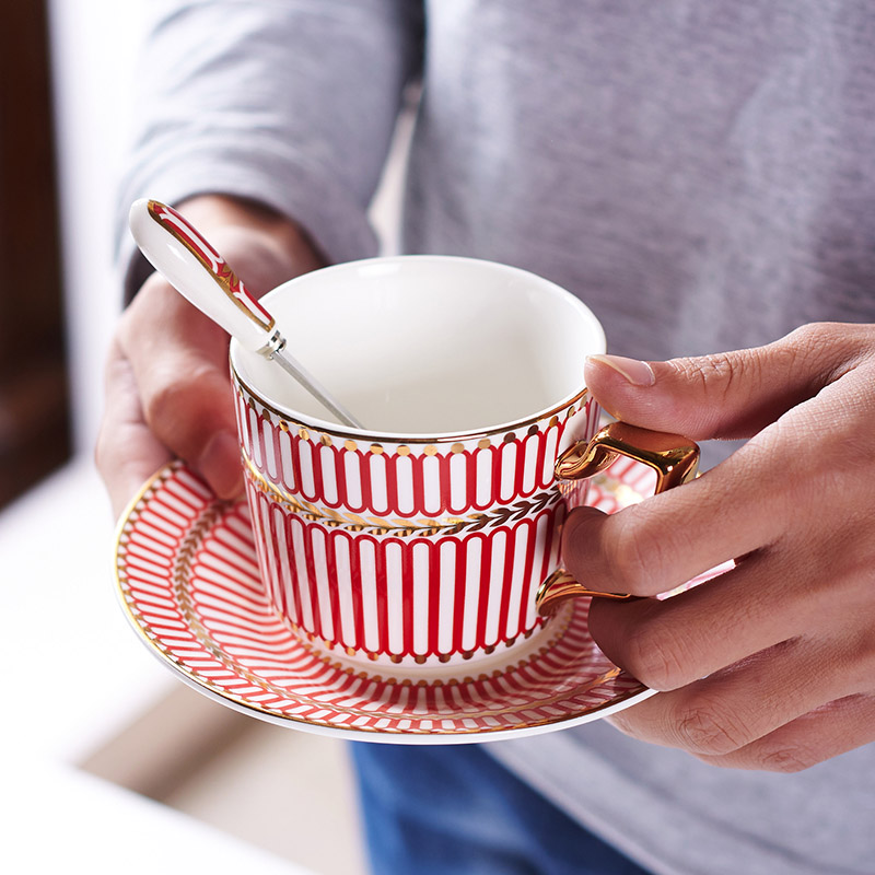 الفاخرة العظام الصين القهوة كأ - مراجعة Espresso Cup Saucer وسعره
