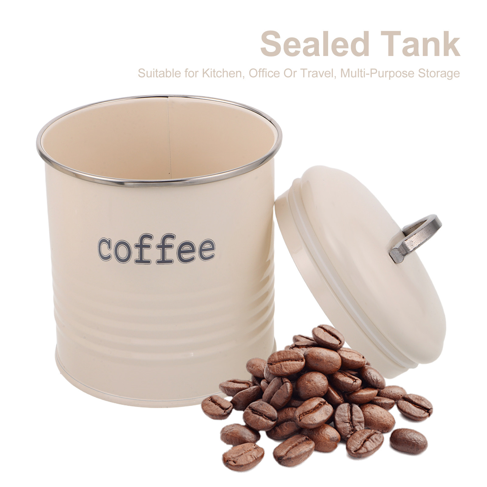مجموعة من 3 حاويات محكمة الإغل - مراجعة Coffee Tea Jars وسعره