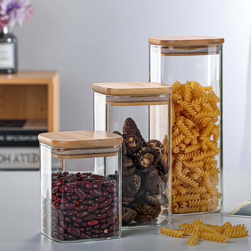 علب زجاجية شفافة من الخيزران ، - مراجعة Coffee Tea Drawer Organizer وسعره