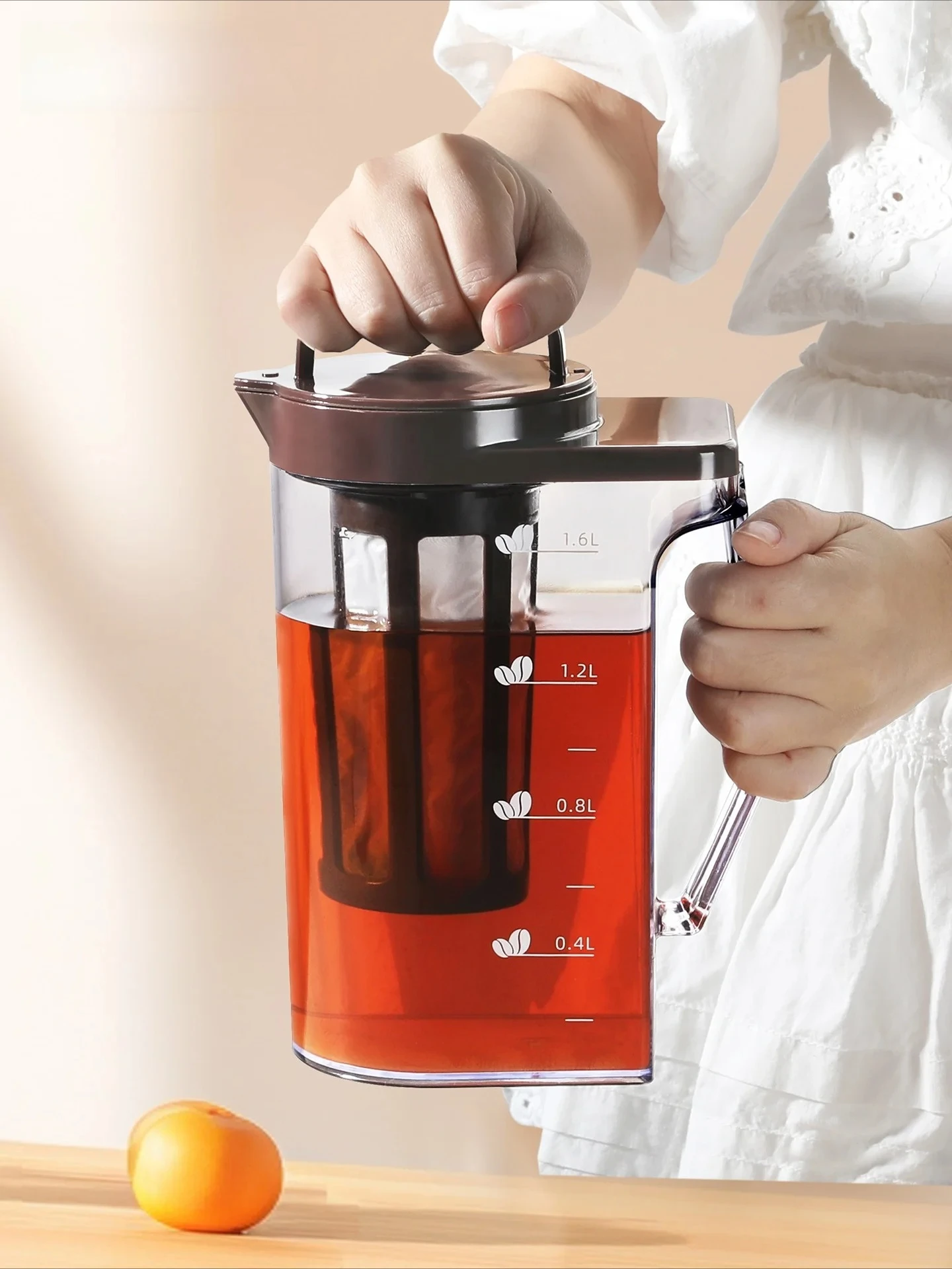 وعاء بلاستيكي كبير السعة لتحضي - مراجعة Coffee Tea Pots وسعره